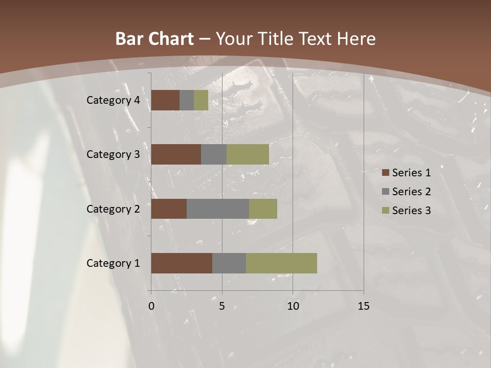 Pattern Wheel Tire PowerPoint Template