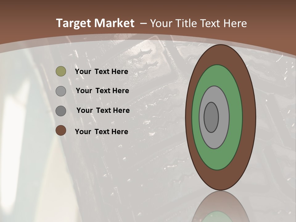 Pattern Wheel Tire PowerPoint Template