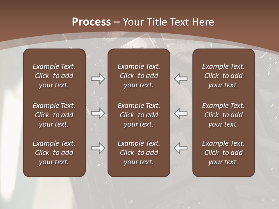 Pattern Wheel Tire PowerPoint Template