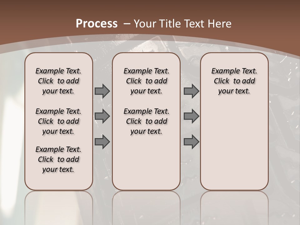 Pattern Wheel Tire PowerPoint Template