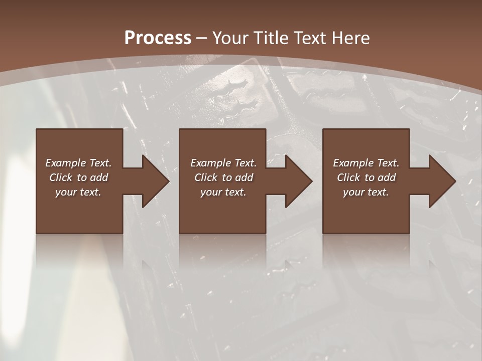 Pattern Wheel Tire PowerPoint Template