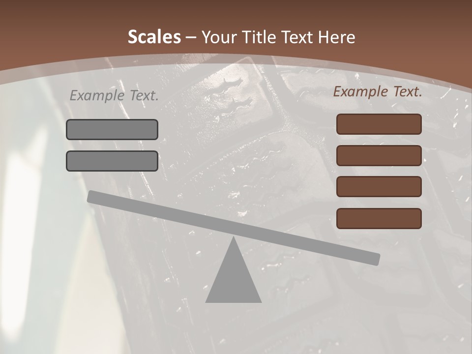 Pattern Wheel Tire PowerPoint Template