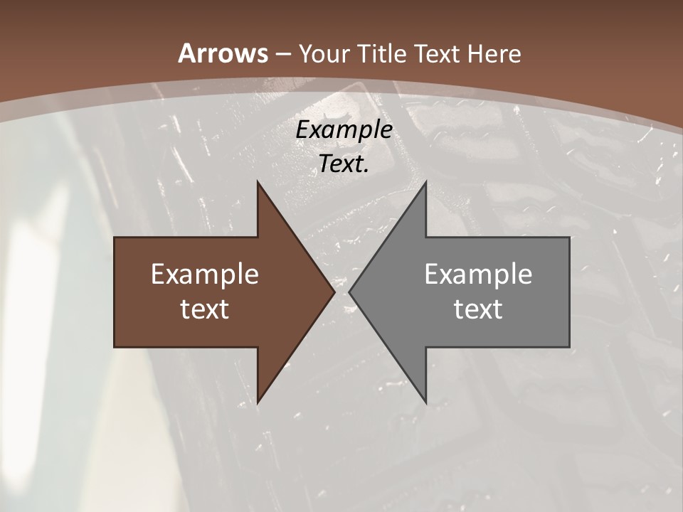 Pattern Wheel Tire PowerPoint Template