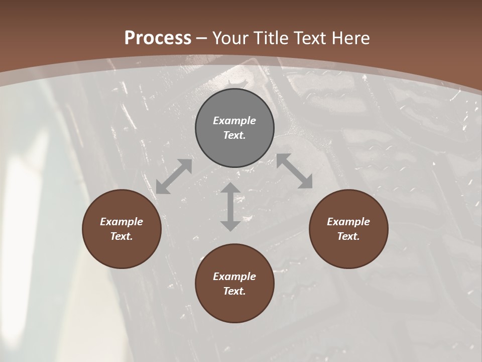 Pattern Wheel Tire PowerPoint Template