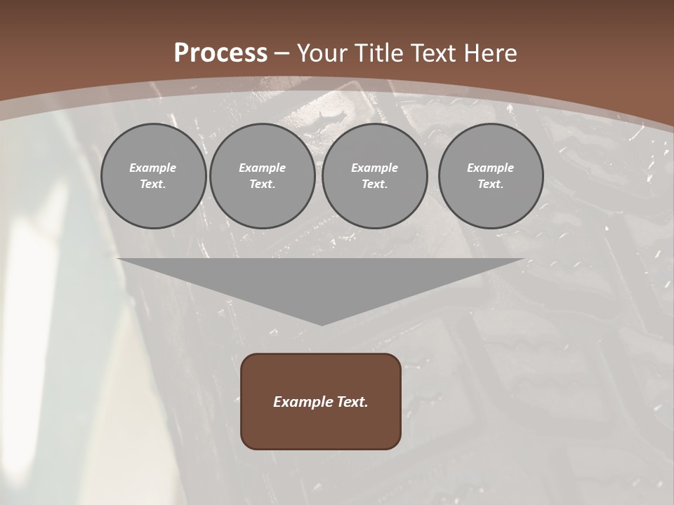 Pattern Wheel Tire PowerPoint Template