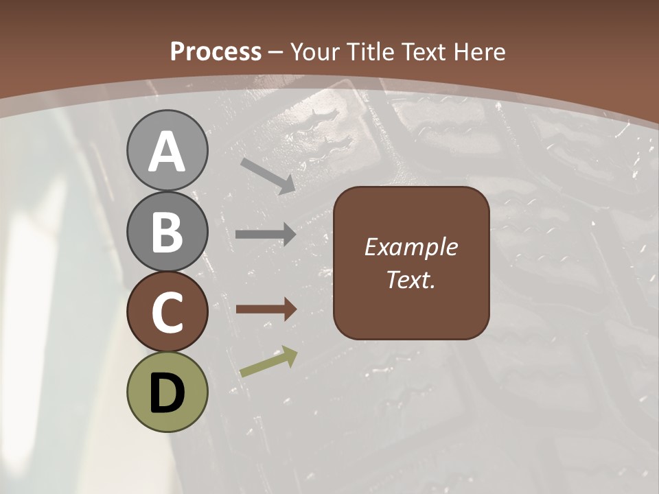 Pattern Wheel Tire PowerPoint Template