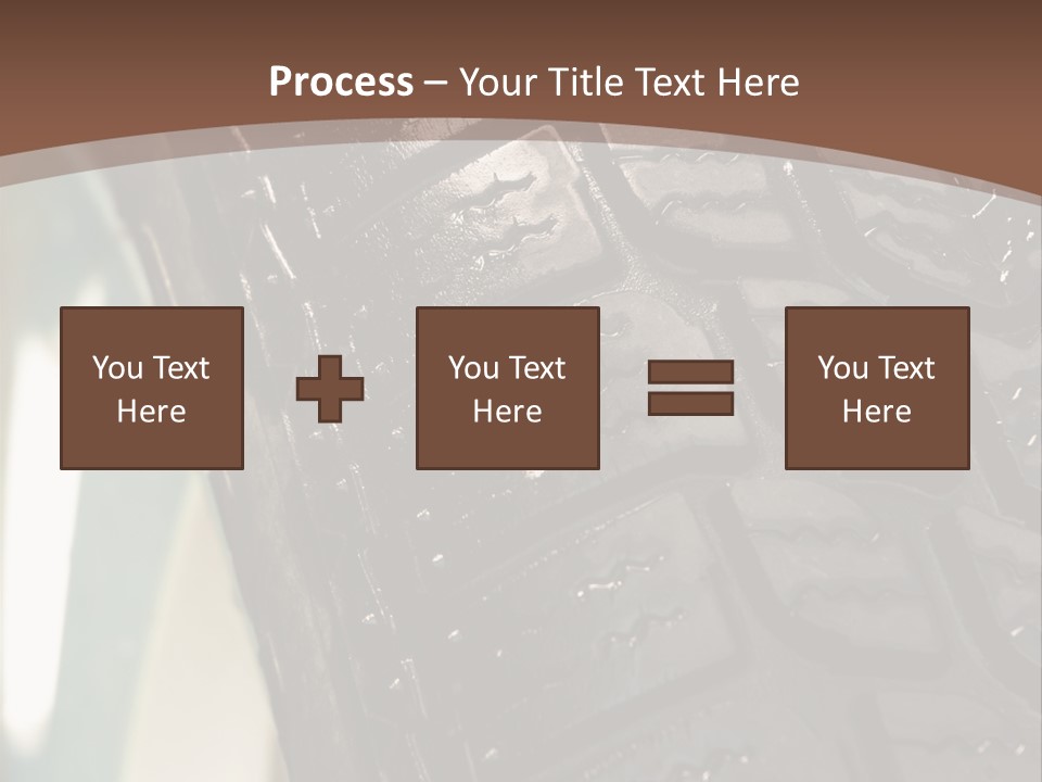 Pattern Wheel Tire PowerPoint Template