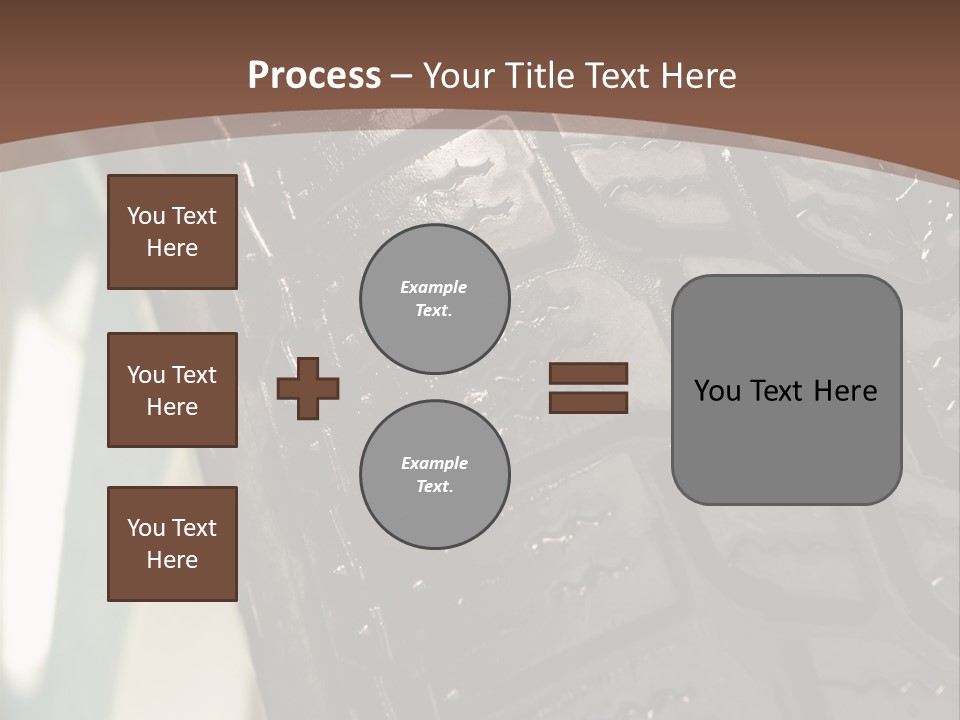Pattern Wheel Tire PowerPoint Template