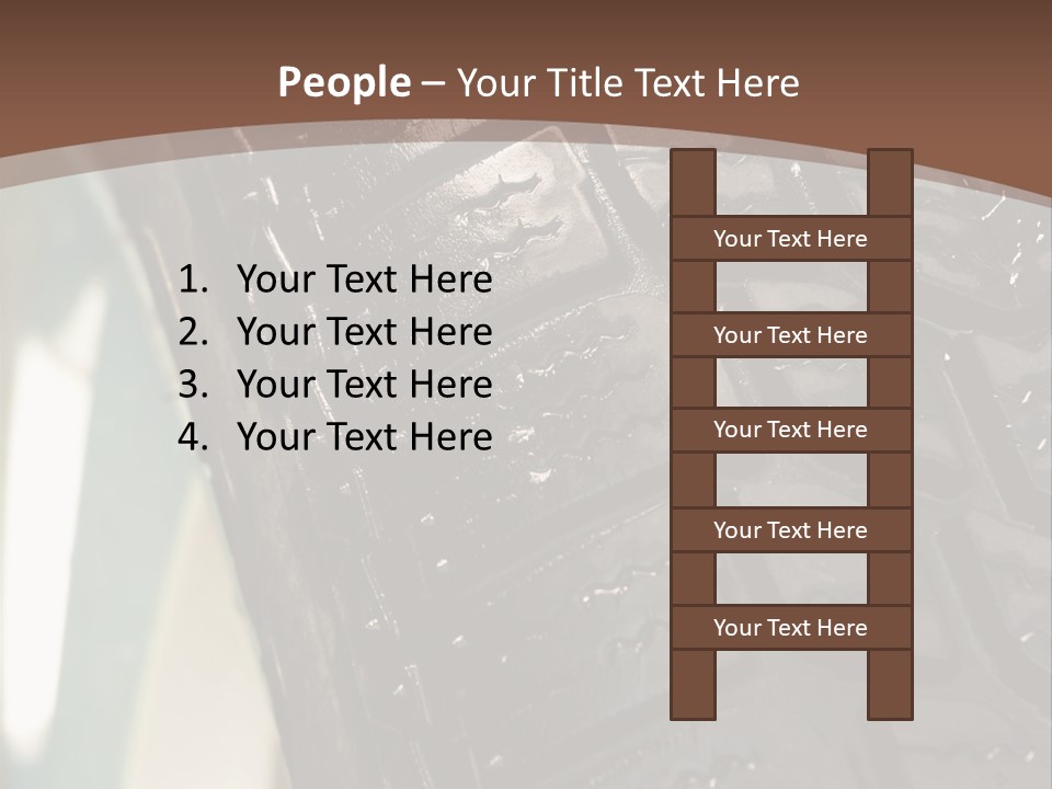 Pattern Wheel Tire PowerPoint Template