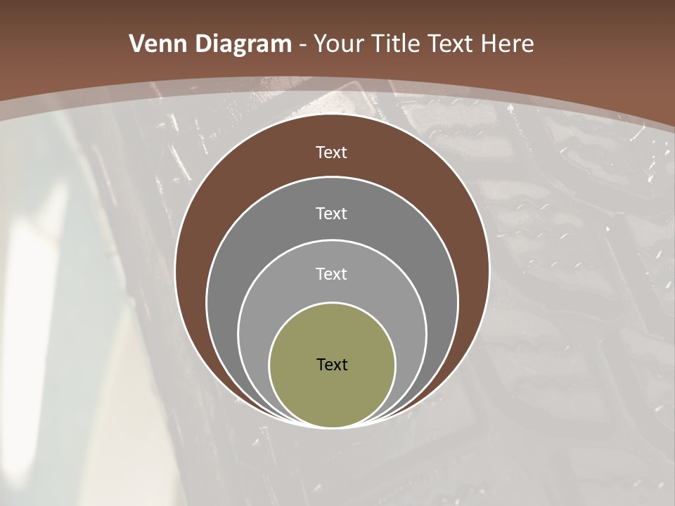 Pattern Wheel Tire PowerPoint Template