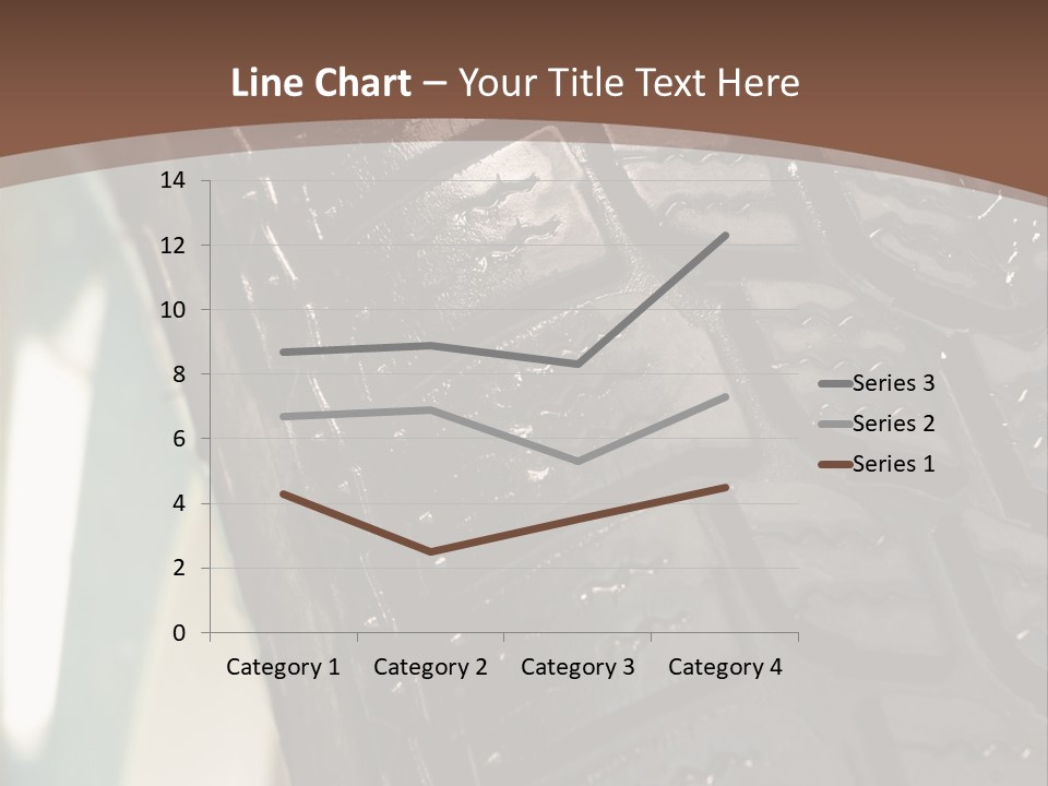 Pattern Wheel Tire PowerPoint Template