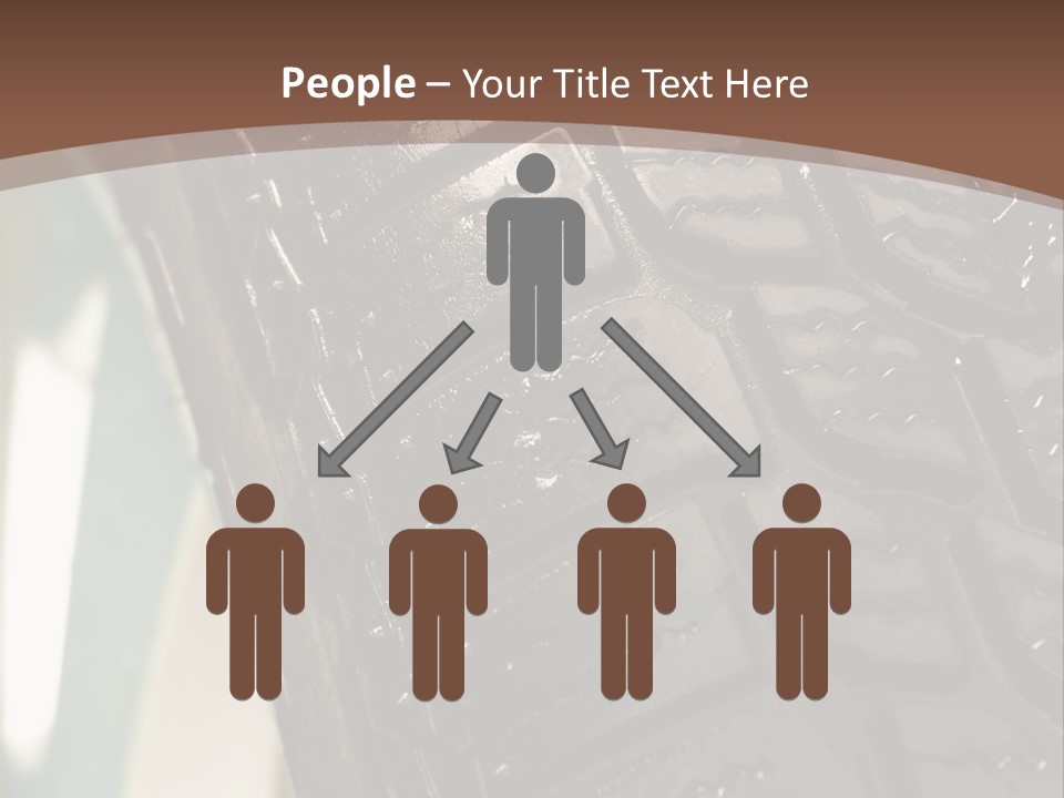 Pattern Wheel Tire PowerPoint Template