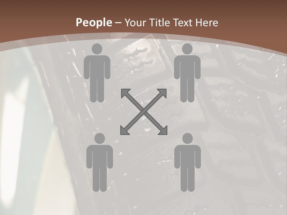 Pattern Wheel Tire PowerPoint Template