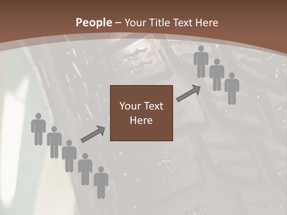 Pattern Wheel Tire PowerPoint Template