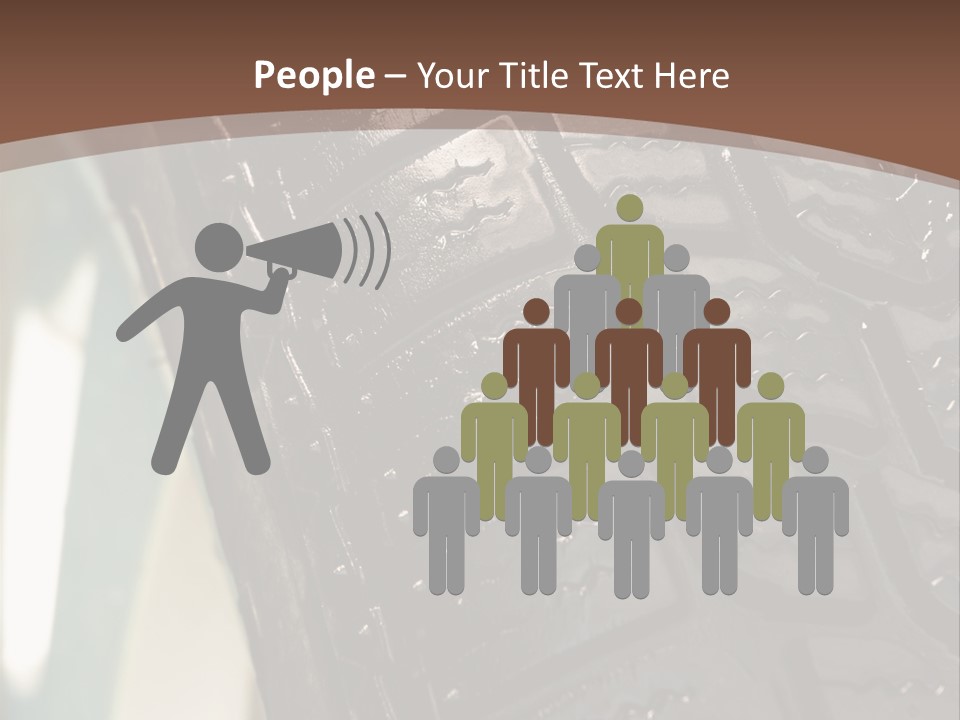 Pattern Wheel Tire PowerPoint Template