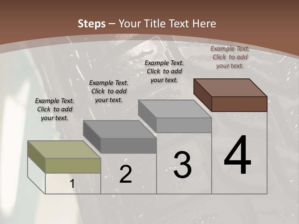 Pattern Wheel Tire PowerPoint Template