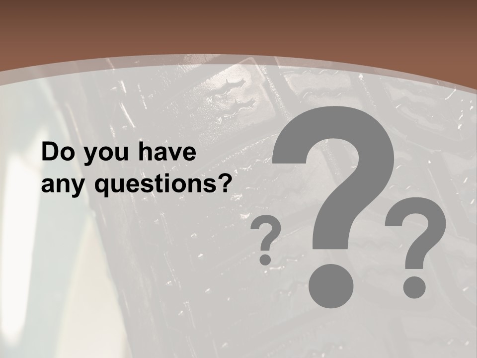 Pattern Wheel Tire PowerPoint Template