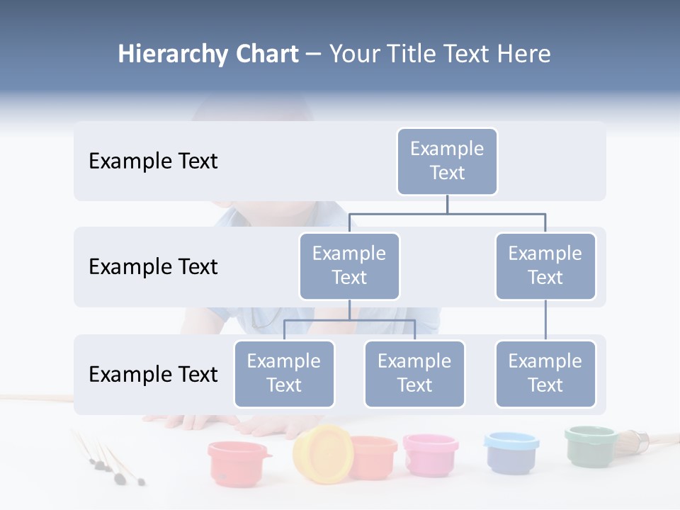 Portrait Beautiful Caucasian PowerPoint Template