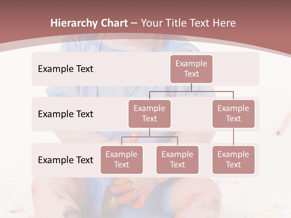 Blue Kid Paint PowerPoint Template
