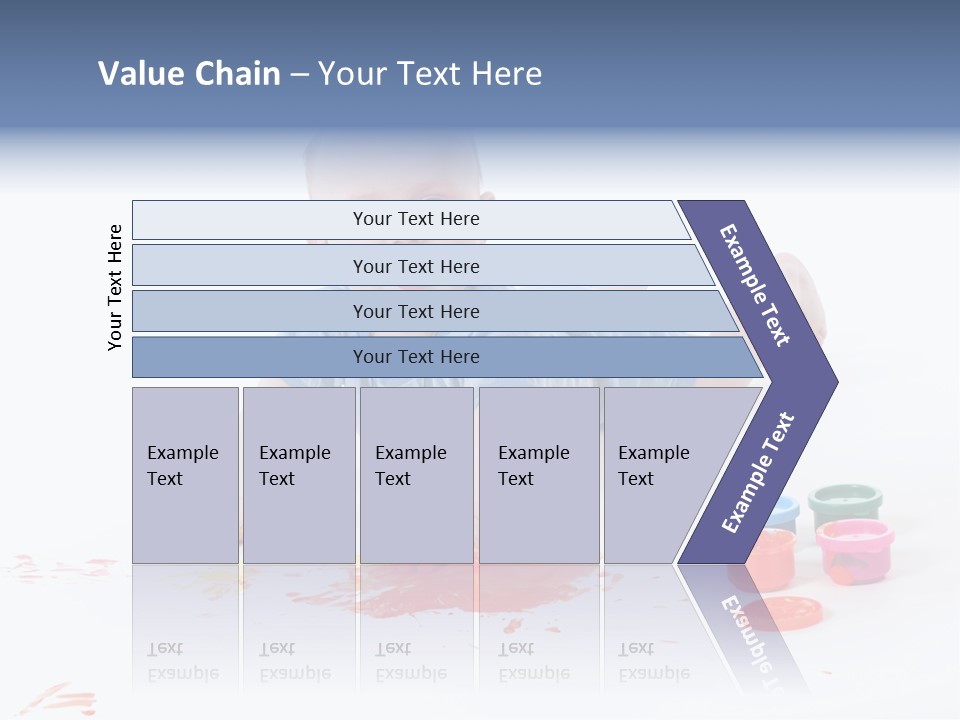 Portrait Baby Stained PowerPoint Template