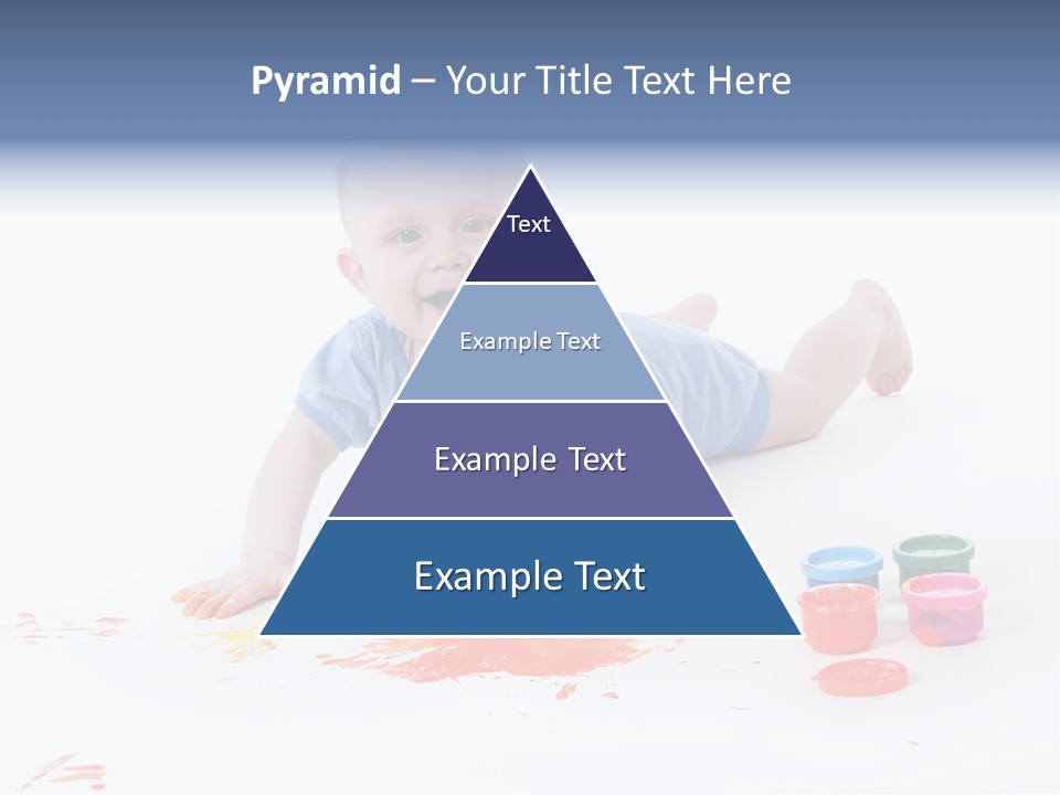 Portrait Baby Stained PowerPoint Template