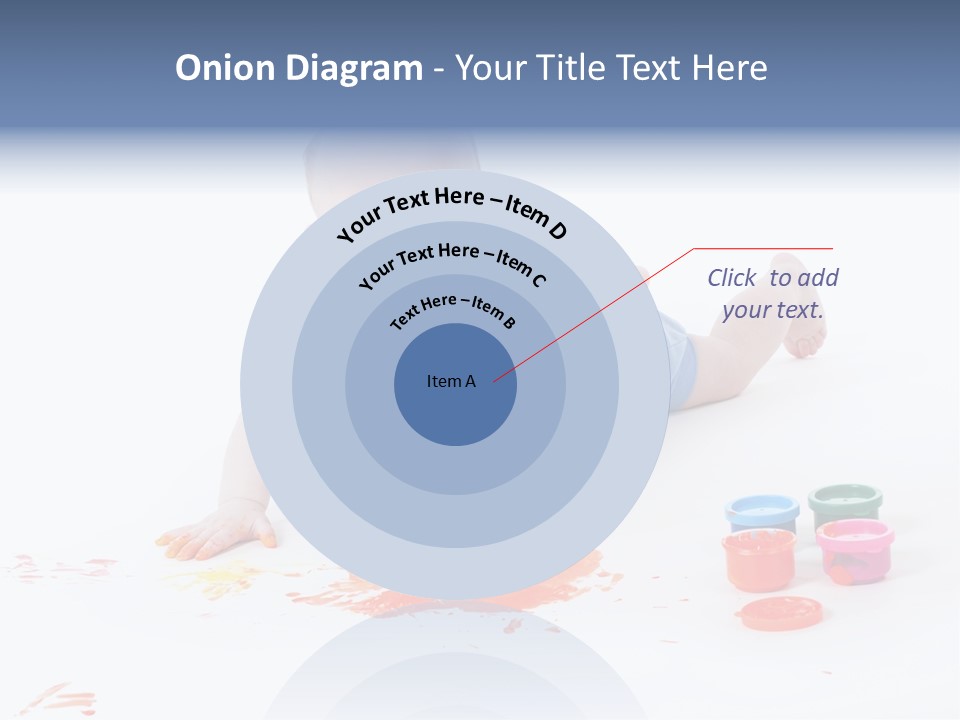 Portrait Baby Stained PowerPoint Template
