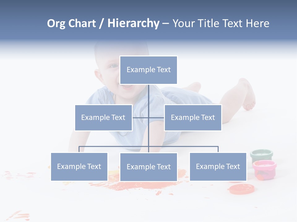 Portrait Baby Stained PowerPoint Template