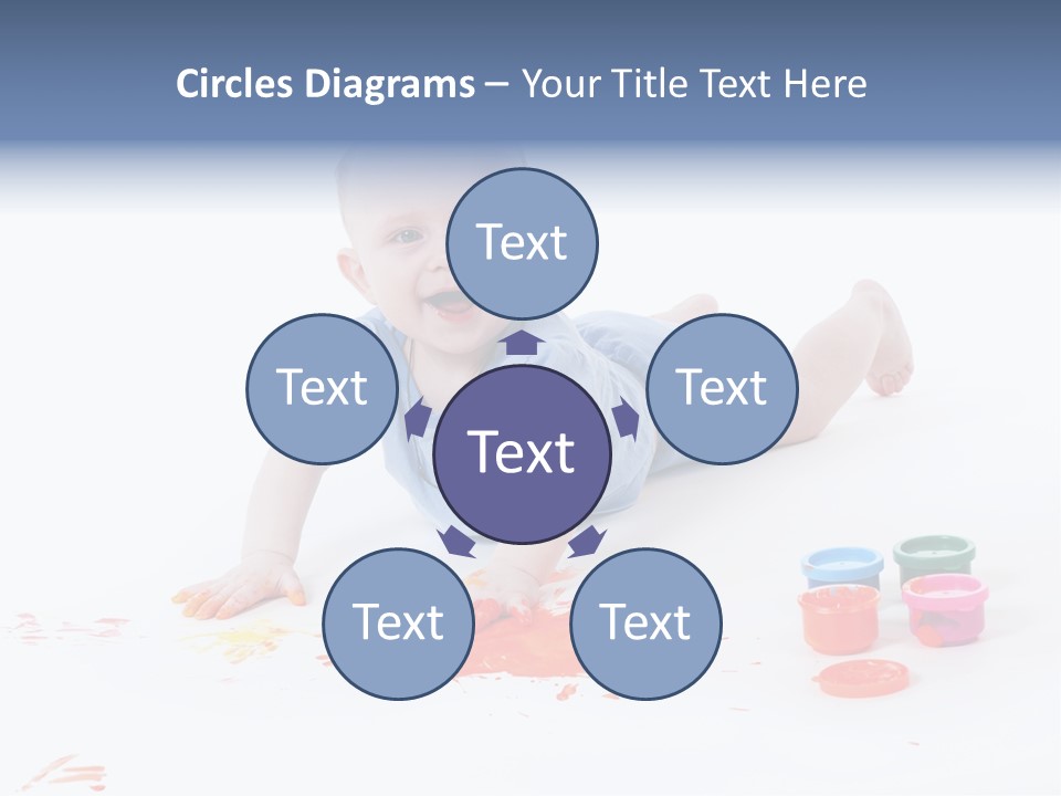 Portrait Baby Stained PowerPoint Template