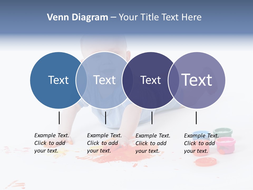 Portrait Baby Stained PowerPoint Template