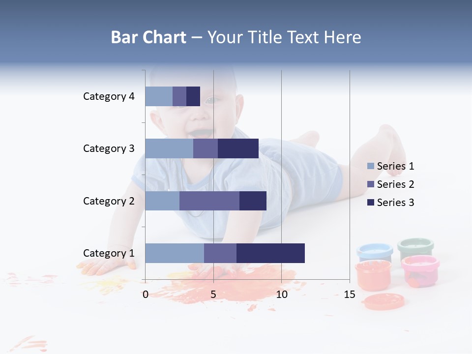 Portrait Baby Stained PowerPoint Template