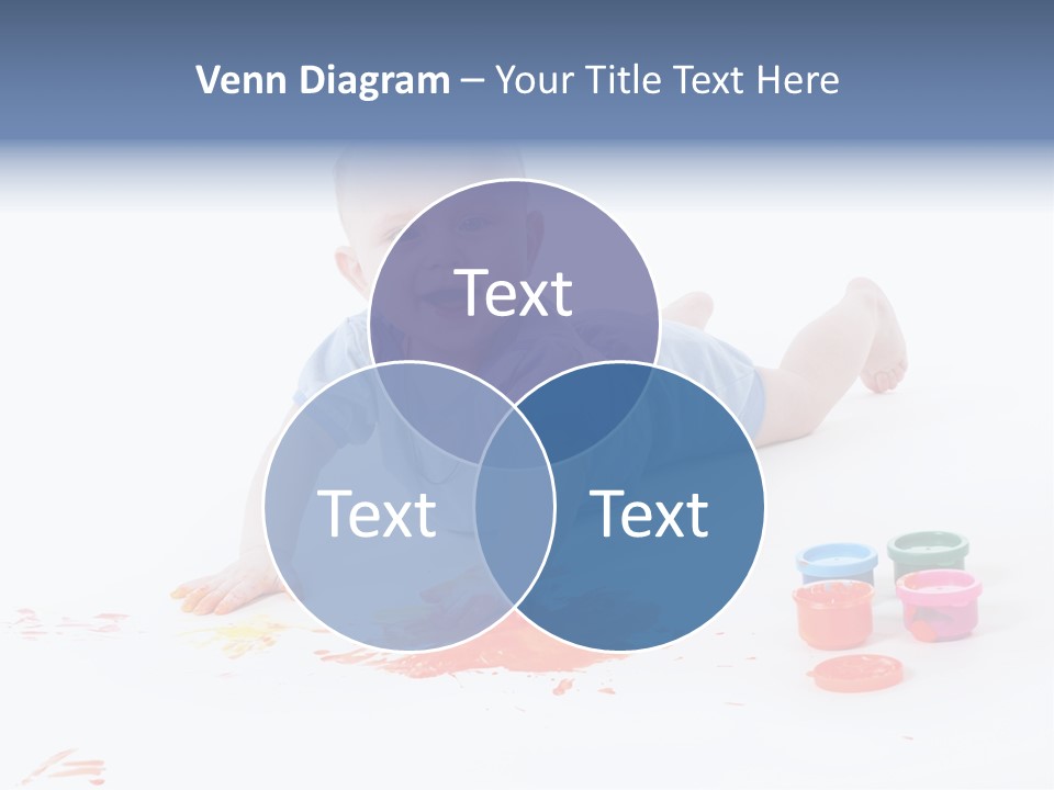 Portrait Baby Stained PowerPoint Template
