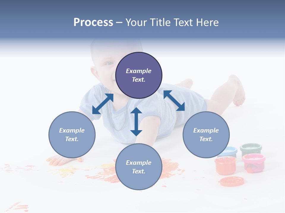 Portrait Baby Stained PowerPoint Template