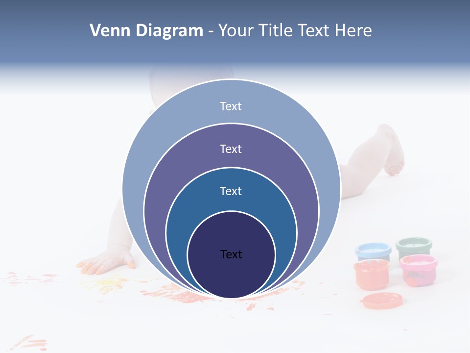 Portrait Baby Stained PowerPoint Template