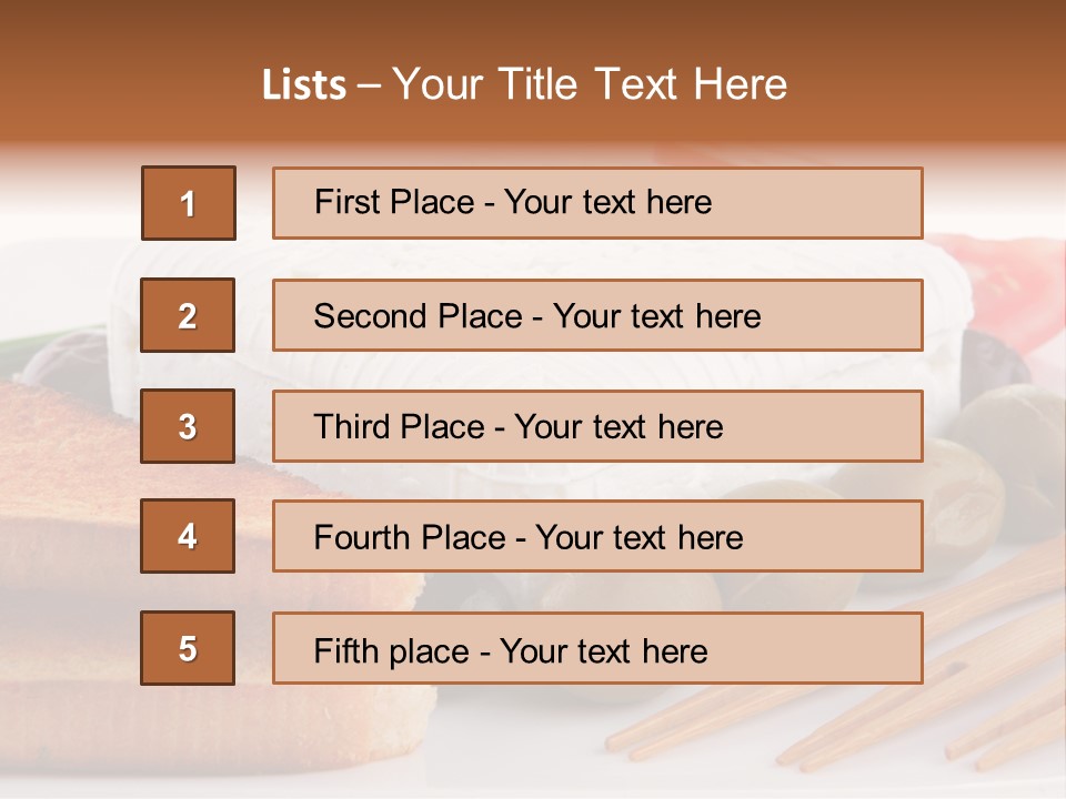 Plate Gourmet Salt PowerPoint Template