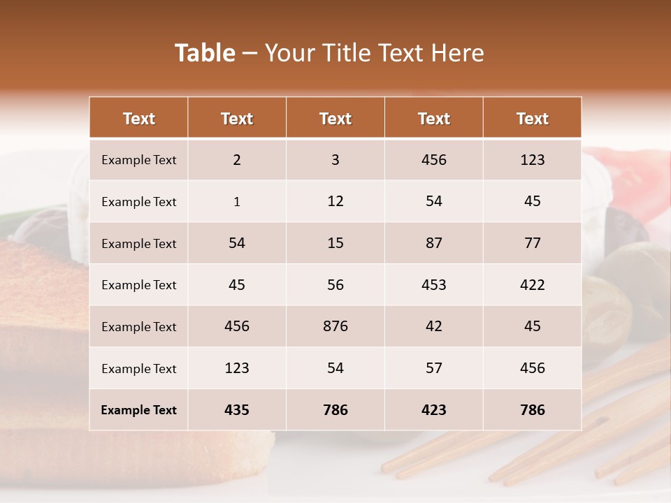 Plate Gourmet Salt PowerPoint Template
