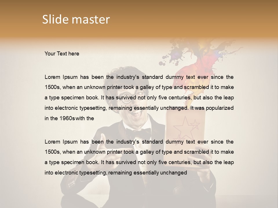 Happy Trickster Product PowerPoint Template