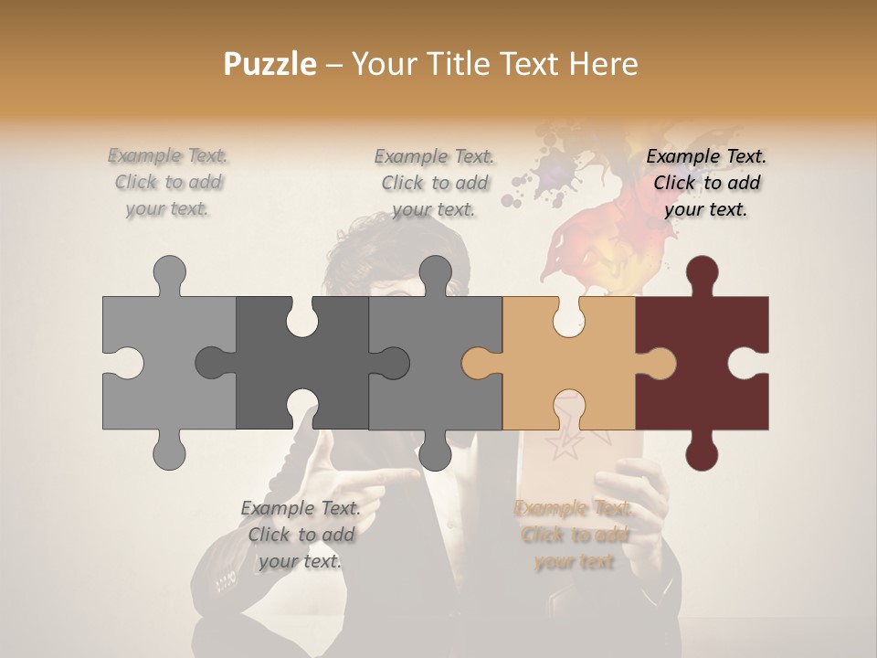 Happy Trickster Product PowerPoint Template