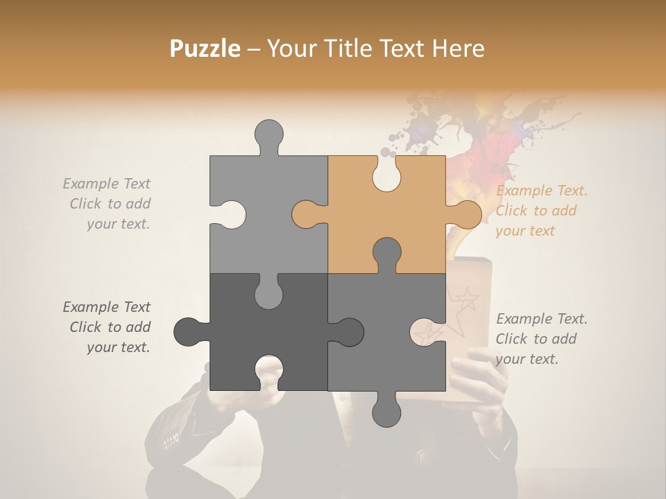Happy Trickster Product PowerPoint Template