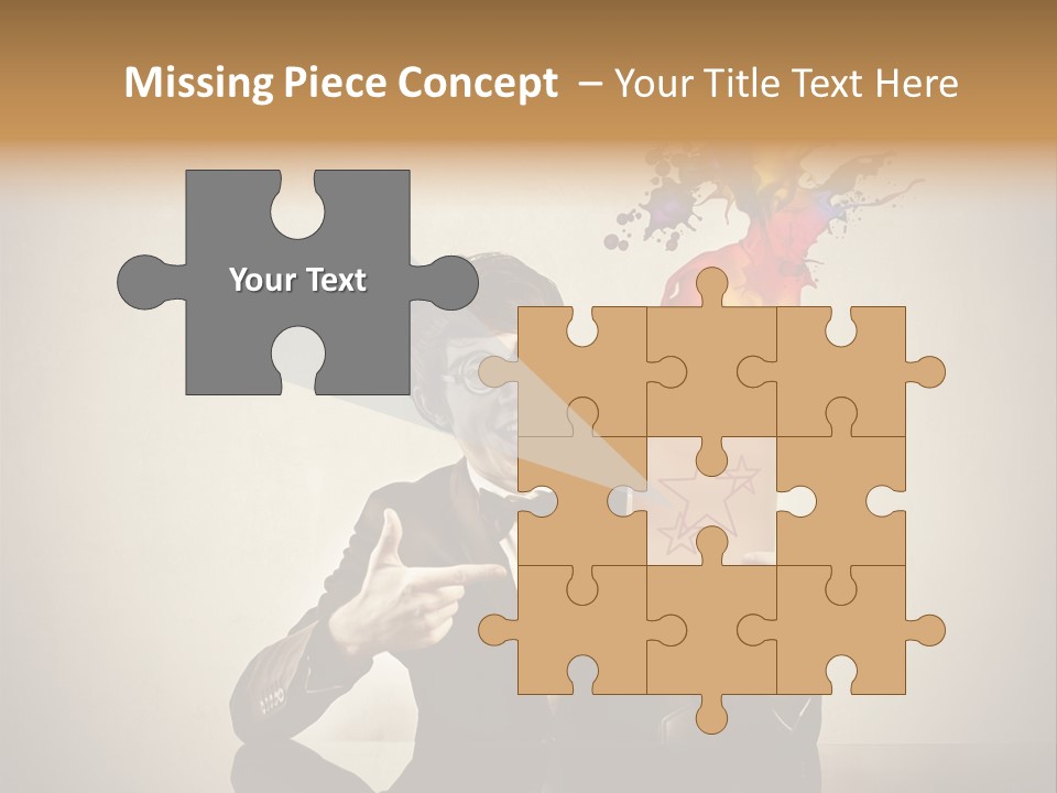 Happy Trickster Product PowerPoint Template