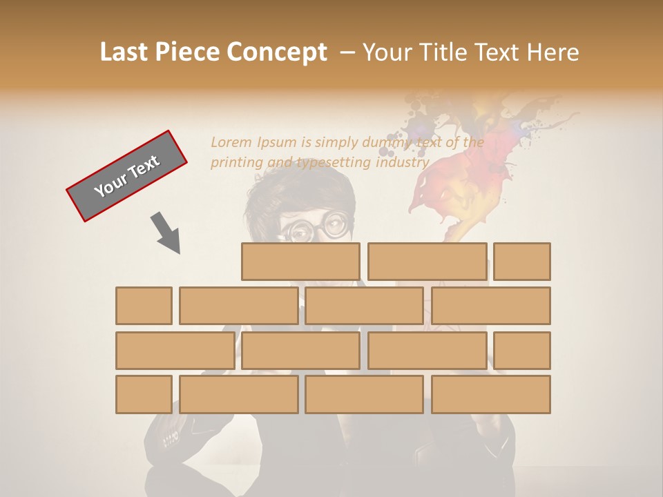 Happy Trickster Product PowerPoint Template