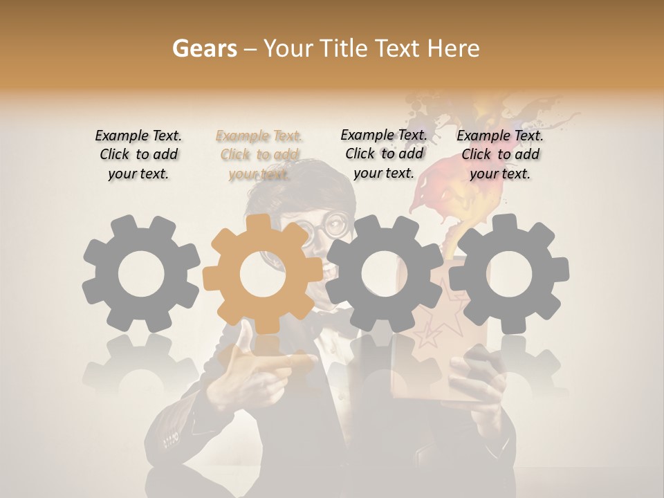 Happy Trickster Product PowerPoint Template