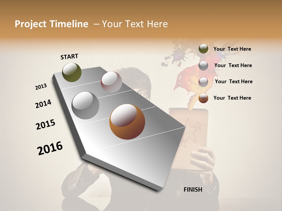 Happy Trickster Product PowerPoint Template