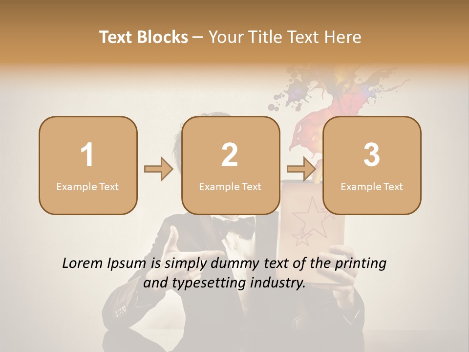 Happy Trickster Product PowerPoint Template