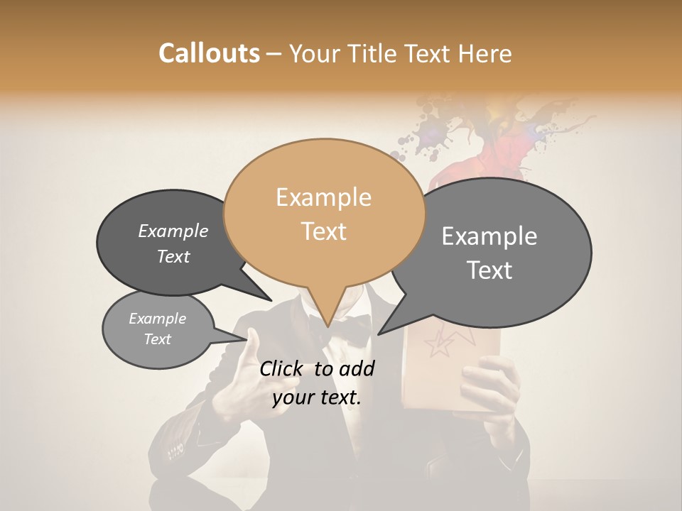 Happy Trickster Product PowerPoint Template