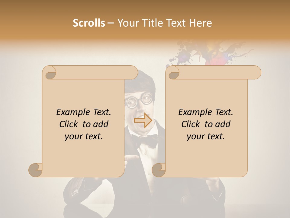 Happy Trickster Product PowerPoint Template