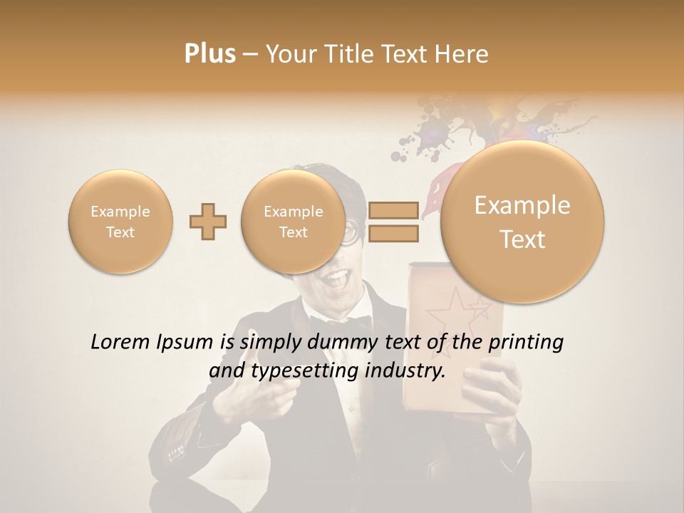 Happy Trickster Product PowerPoint Template