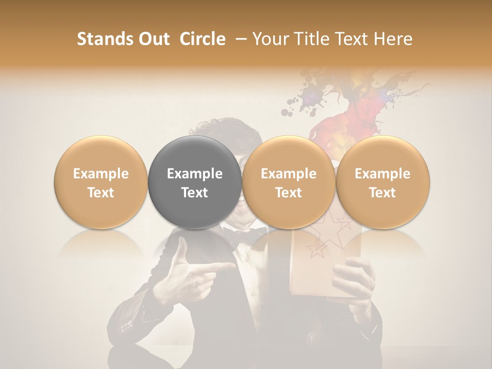 Happy Trickster Product PowerPoint Template