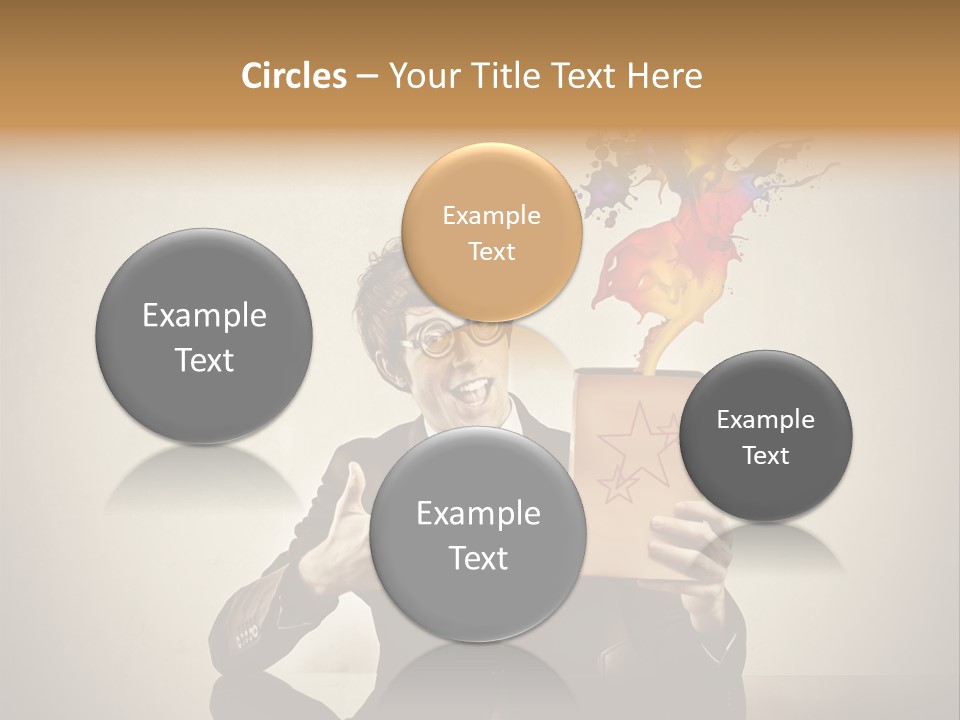 Happy Trickster Product PowerPoint Template