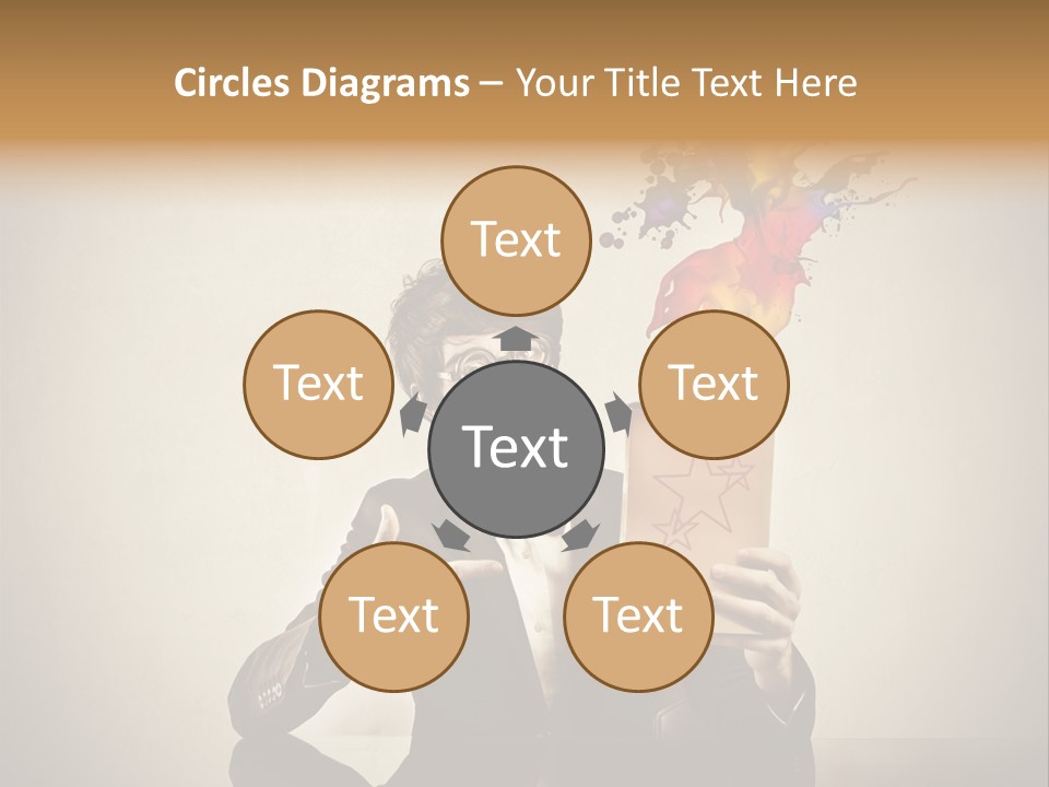 Happy Trickster Product PowerPoint Template