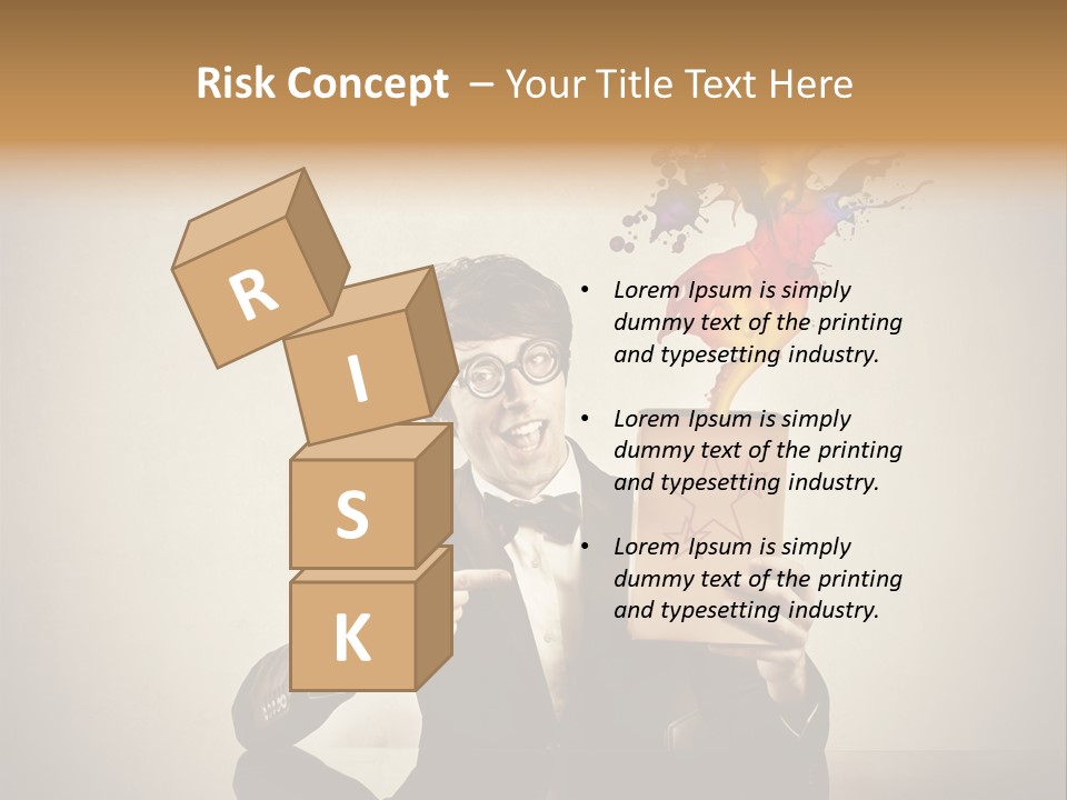 Happy Trickster Product PowerPoint Template